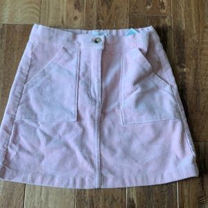 Short kids pink mini skirt